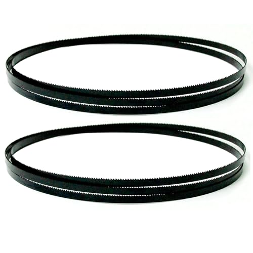 FOXBC 80 Inch x 1/8 Inch x 10 TPI Bandsaw Blades for Sears Craftsman 12 Band Saw Bosch POWERTEC Band Saw Blades - 2 Pack