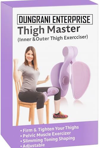 Image of DUNGRANI Floor Muscle Trainer Exerciser Bladder Control Device with 360 Rotating Baffle Hip Trainer Correction Thigh Master Muscle Fitness Equipment Pelvic Floor Exerciser Device Home Office Fitness