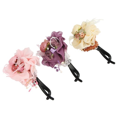 Classic Floral Hair Grips Amazon.in Beauty