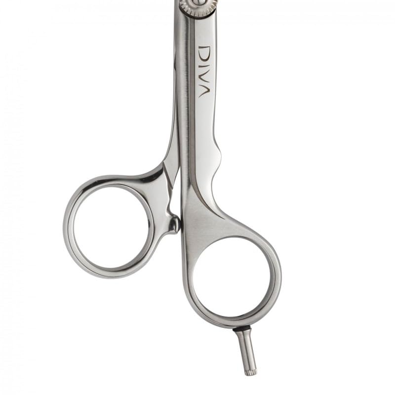 Forbici Diva professionali,misura 06, Acciaio Inossidabile,mano destra, ideale per capelli