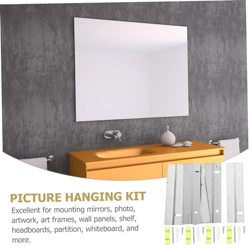 Image of 3sets French Cleat Hanger Kit Heavy Duty Interlocking Hardware for Hanging Mirrors Pictures Supports up for Organization