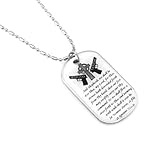 Boondocks Saints Prayer - Coated Dog Tag Necklace-With Free Chain #3