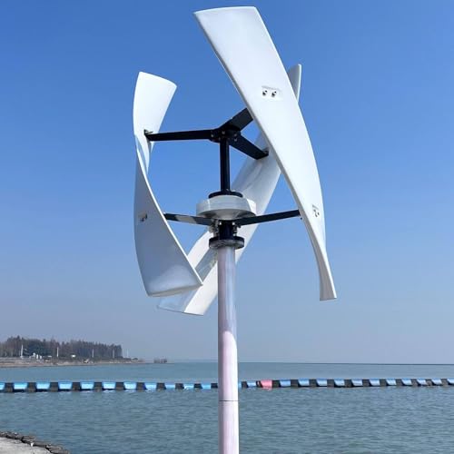 Generatore eolico WindSailor Maglev da 5000 W ad alta efficienza con 3 pale, 48 V e regolatore MPPT, energia rinnovabile per casa/residenziale, illuminazione stradale, baite isolate e aziend