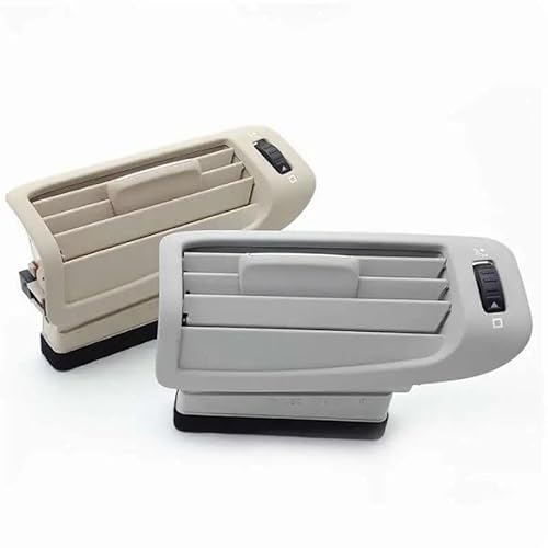 Car instrument panel に適合する 優れたBピラー用 ベージュグレー エアコンダクトベントカバー フェンス センターコラムアウトレット ダッシュボードエアコンベントカバー(Beige R)