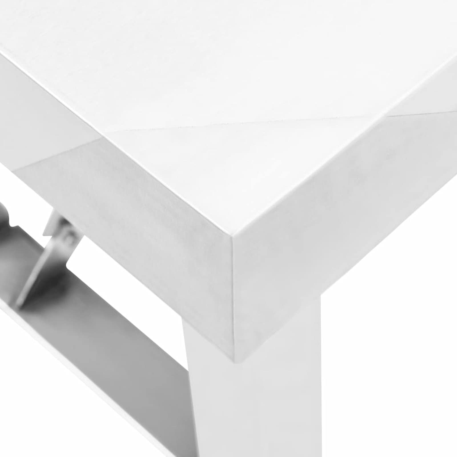 Tavolo da lavoro pieghevole, per preparazione cibo, 120x60x80 cm, acciaio inossidabile, tavolo cucina professionale for ristoranti, scuole, cucine commerciali