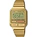 Casio Orologio Quarzo Unisex, Misura Cassa 40.00Mm Con Quadrante Oro Digitale E Cinturino Oro In Cinturino In Metallo A120WEG-9AEF - 3