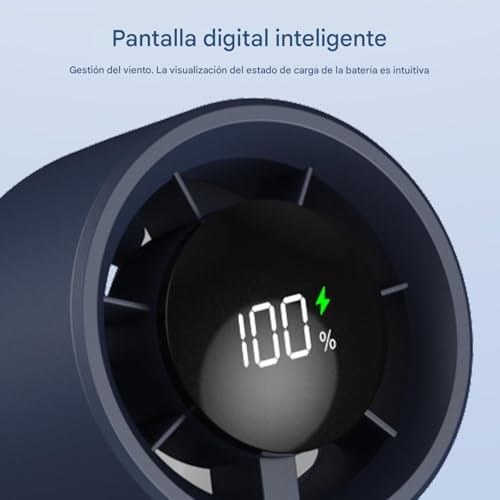 Ventilador de mano recargable ideal para combatir el calor en el coche 8