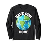 Photo Gallery giornata della terra ambiente divertente salva la nostra casa pianeta donne maglia a manica Photo Gallery giornata della terra ambiente divertente salva la nostra casa pianeta donne maglia a manica
