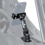 KEMIMOTO Phone Mount CNC Material Compatible with 2023+ CFMOTO ZForce 950 Sport & Trail/ZForce 800 Trail G2, 360° Adjustable Aluminum Heavy Duty UTV Phone Holder Easy Installation