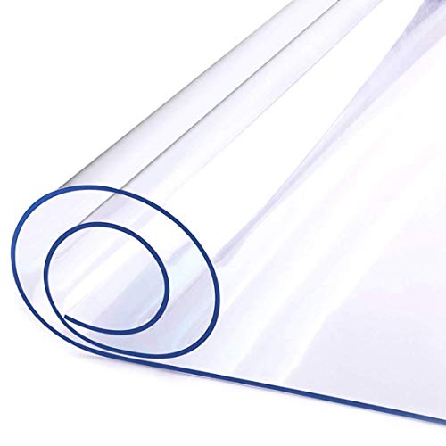 LovePads 2mm Thick 42 x 84 Inches Clear Table Cover Protector, Table Protector for Dining Room Table, Clear Plastic Tablecloth Protector #8