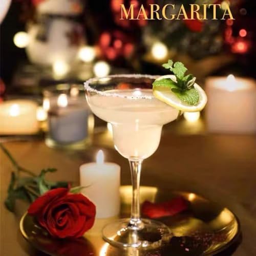 Qipecedm Hand Blown Margarita Glasses Set Of 4 thumb #4