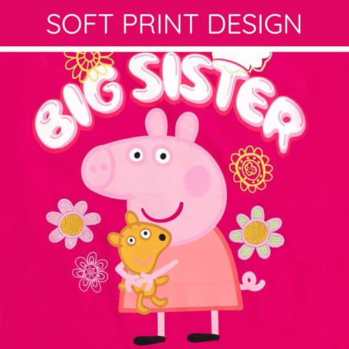 Image of Peppa Pig Girls' Short Sleeve T-Shirt Toddler to Big Kid
