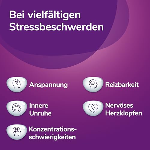 Calmalaif I pflanzliches Arzneimittel mit Extrakten aus 4 Heilpflanzen I bei Stressbeschwerden wie innerer Unruhe und Anspannung I 1 x 40 Tabletten