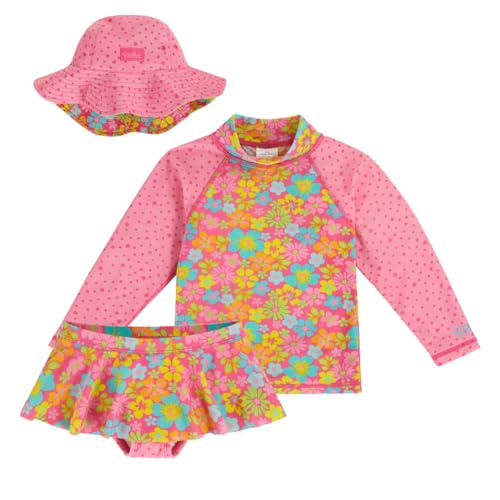 Image of UV SKINZ UPF 50+ Girls' 3-Piece Swim Set