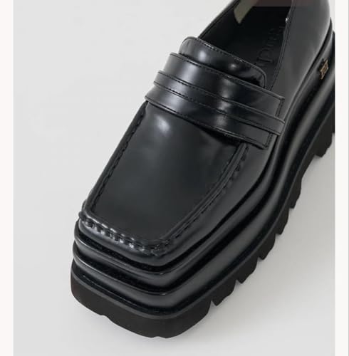 え*る様 Darich プラットフォームローファー M ブラック プラットフォームローファー – Darich (ダーリッチ)