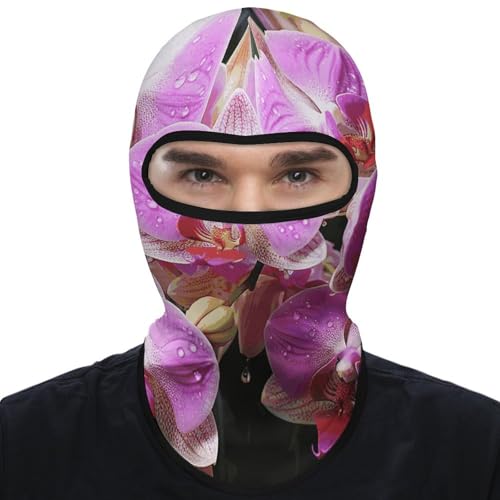 Balaclava Orchids para Hombres y Mujeres Protección Solar Transpirable Máscara Completa para la Cabeza para Senderismo, Ciclismo, Correr, Conducir miniatura 1