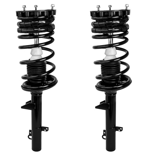Detroit Axle - 2pc Rear Struts for 94-07 Ford Taurus 94-05 Mercury Sable, Struts w/Coil Springs Assembly 1994 1995 1996 1997 1998 1999 2000 2001 2002 2003 2004 2005 Replacement