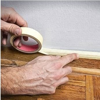 Confezione da 48 rotoli di nastro adesivo in carta per mascheratura 19mm x 50mt