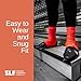 SLEEFS Solid Spats/Cleat Covers (Orange, L/XL)