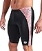 ARENA Performance Men's Dices Swim Jammer MaxLife Athletic Swimwear Professional Training Swimsuit Sports Bathing Suit, Black/Pink Multi, US Size 36