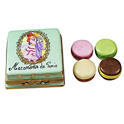 Square Box with Macarons de Paris Limoges Box