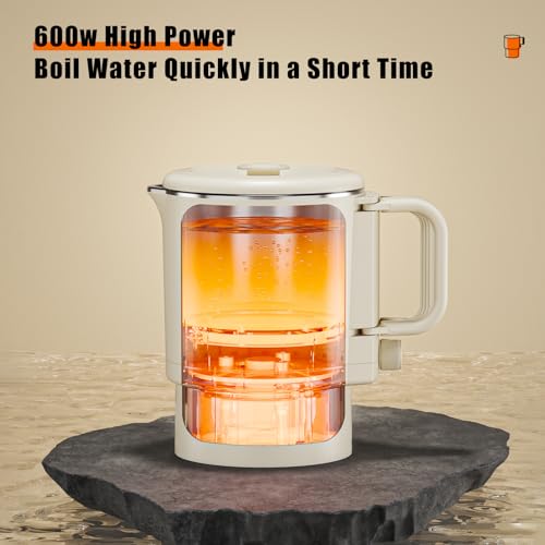 Tetera eléctrica plegable Kawu 0.9 Qt portátil para viaje miniatura 5