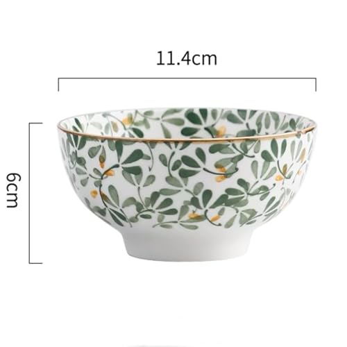 Miniatura 7 de Zppld Juego 4 Cuencos Cereales Porcelana,Cuencos De Cereales Pequeños,Cuencos De Postre De Cerámica, Ensaladera, Cuenco De Hielo, Cuenco Para,Apto Para Microondas Y Lavavajillas. E