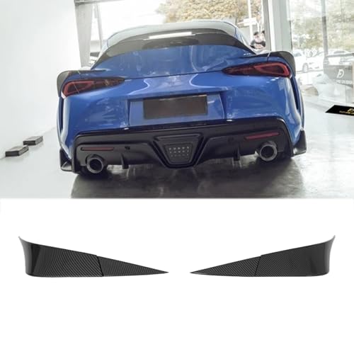 MUNALP A Pair Rear Spoiler for Toyota Supra A90 A91 GR 2020-2024 Trunk Duck Spoiler (Carbon Fiber Painted)
