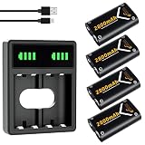 Contenuto della confezione: 4 batterie ricaricabili da 2800 mAh, 1 stazione di ricarica, 1 cavo USB