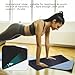 Bloepum EVA Foam Stretch Slant Board Yoga Wedge Block Squat Wedge Block Home Gym Leg Workout Wedges Fitness Accessories Black