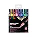 POSCA - Uni Mitsubishi Pencil - 8 Marqueurs PC3M - Pointe Conique - Posca Pointe Fine - Marqueurs Peinture à Base d'Eau - Tout Support - Pour Papier, Textile, Verre, Galet, Bois - Couleurs Pastel