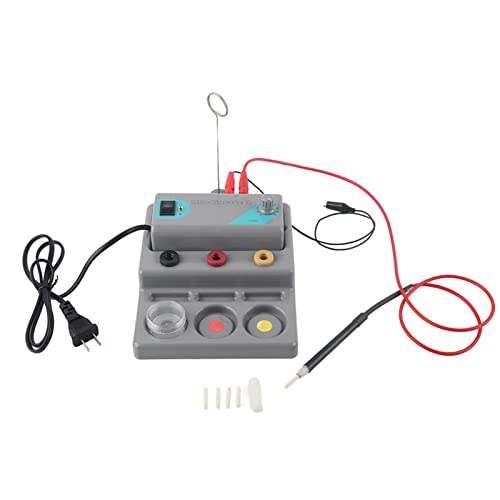 Yosoo Gold Plating Kit, Jewelry Plating Kit Gold Plating Machine Rhodium Plating Kit Silver Gold Pen Type Plating Machine Jewelry Electroplating Pen Processing Tools for Local Gold