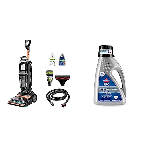 Bundle of BISSELL Revolution HydroSteam Pet Carpet Cleaner, 3432 + Bissell Deep Clean Pro 4X Deep Cleaning Concentrated Carpet Shampoo, 48 ounces, 78H63 - image 1