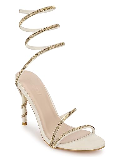 Truffle Collection Women’s TB3 Gold Suede Fashion Sandals