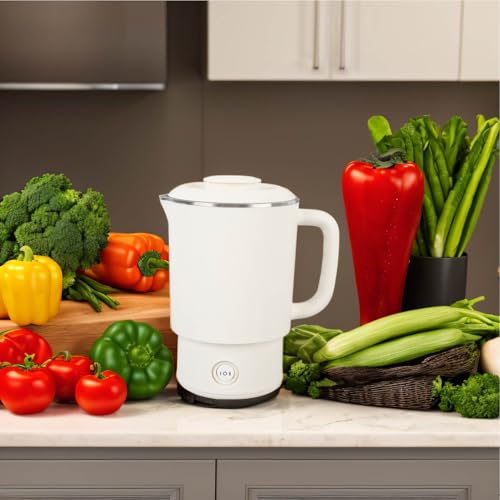 Hervidor eléctrico portátil de 600 ml para viaje miniatura 7