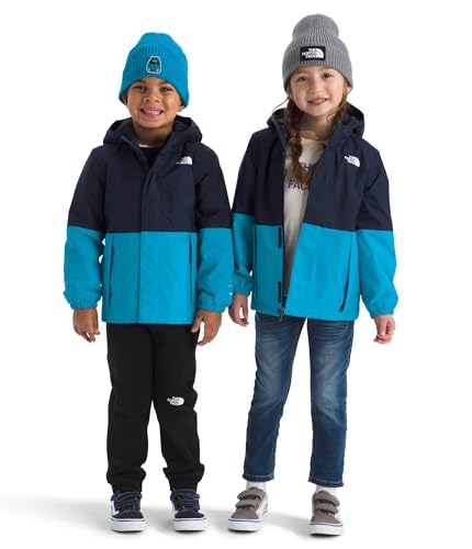 THE NORTH FACE Kids' Warm Antora Rain Jacket | Waterproof, Breathable, Heatseeker Insulation, 3-piece Hood, Zip Pockets3