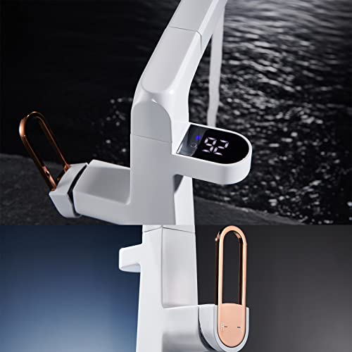Robinet de lavabo extractible pour éviter les éclaboussures et brûlures