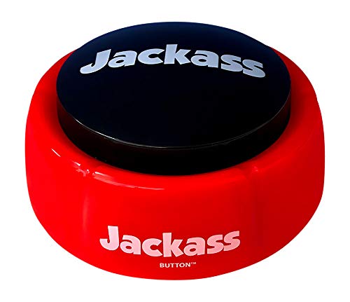 A dedicated button that roasts your friends with 10 Jackass-themed soundbites — instant desk chaos with a built-in punchline.
