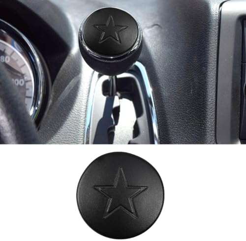 Xomzema Shift Shifter Knob Cap for Dodge Grand Caravan 2011-2020,for Lancia Voyager 2011-2017,for Chrysler Town and Country 2011-2016 Accessories,Automatic Transmission Gear Shift Lever Knob Cover