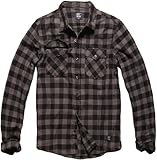 Klassisches Karo-Design: Das Vintage Industries Karo-Hemd Harley Shirt Grey Check ist ein zeitloses Kleidungsstück für jeden Anlass.