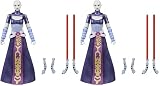 STAR WARS The Vintage Collection Asajj Ventress, The Clone Wars 3.75 Inch Premium Collectible Action Figure (Pack of 2)