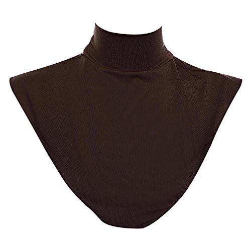 BluelansÂ® Women's Detachable Moslem Islamic Hijab Collar Neck Cover Loop Scarf Coffee