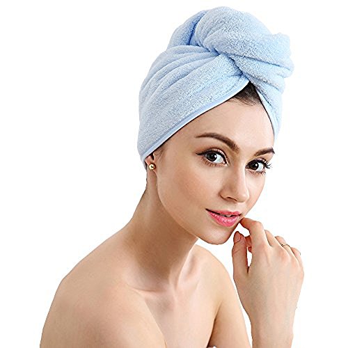 Cimary Asciugamani/cuffia per capelli in microfibra ad asciugatura rapida
