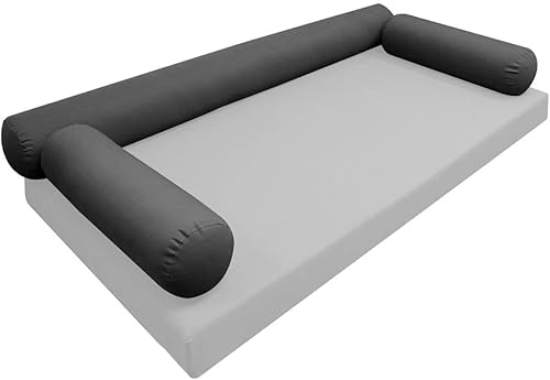 DBM IMPORTS *Cover ONLY* Style 6 Twin-XL Size 78" x 8" Knife Edge Bolster Pillow SlipCover AD003