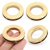 CRAFTMEMORE 4sets Screw-in Eyelet Metal Screw Together Grommets Bag Loop Handle Connector Rings Purse Accessories SCES Gold, 3/4 Inch