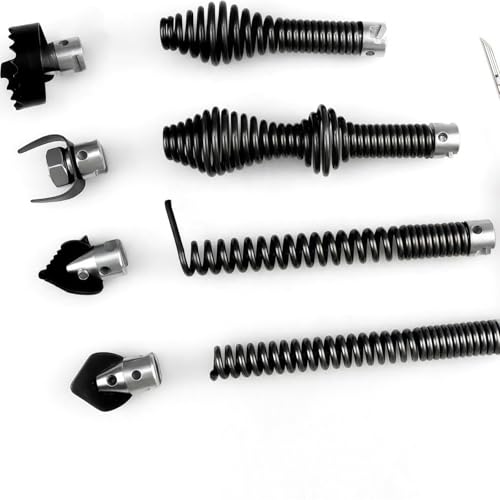 Tarière et têtes de déboucheur pour perceuse à installation facile - 7