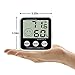 SoeKoa Digital Thermometer Indoor Hygrometer Humidity Meter Room Temperature Monitor Large LCD Display Max/Min Records for Home Car Office