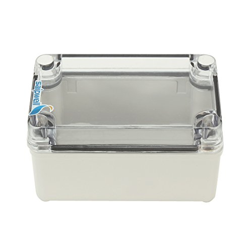 Uxcell 3.2"X5.1"X2.8"(80Mmx130Mmx70Mm) Abs Junction Box Universal Project Enclosure W Pc Transparent Cover #TOP2