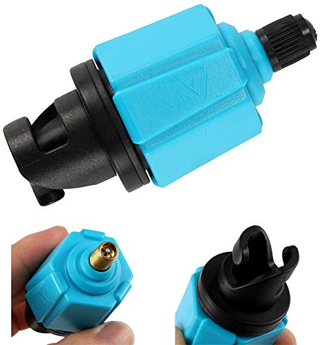 TiooDre Ventiladapter,Pumpe Adapter SUP Schrader Ventiladapter Schlauchboot Pumpe Luftventil Paddle Board Zubehör Cover