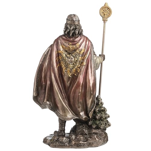 Estatua Dazhbog dios solar de fundición fría 10.1 pulg miniatura 6